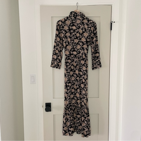 Mango Floral Shirt Dress - Picture 2 of 3